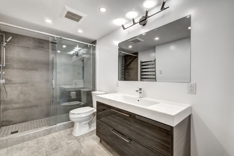 Smart Bathroom with Tech Features